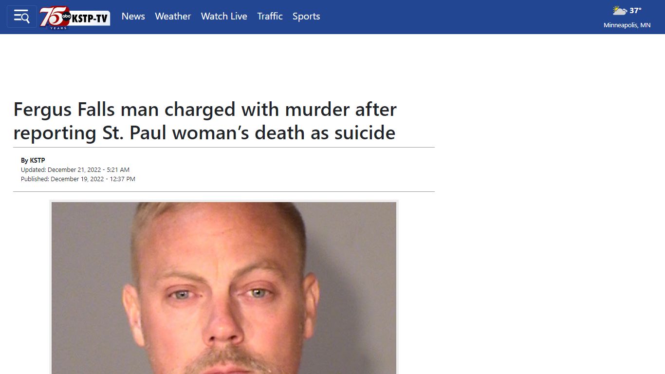 Fergus Falls man charged with murder after reporting St. Paul woman's ...