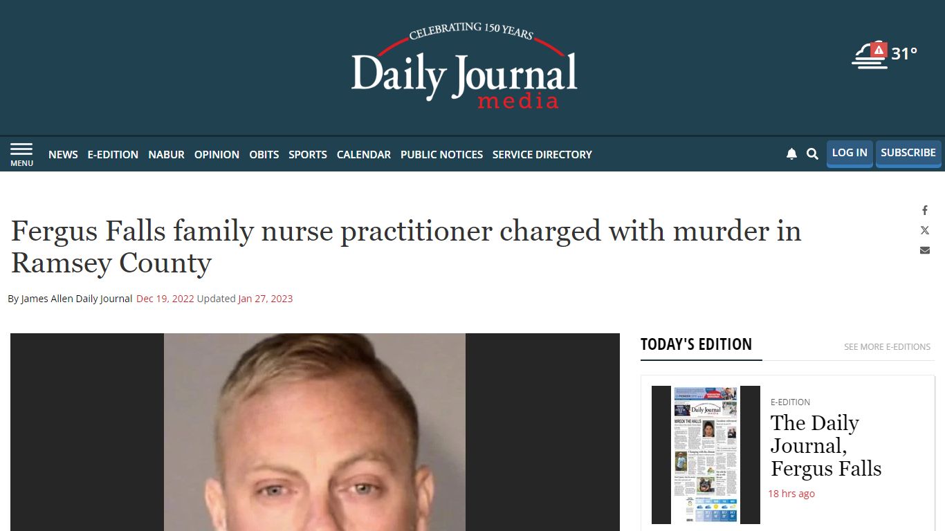 Fergus Falls family nurse practitioner charged with murder in Ramsey County